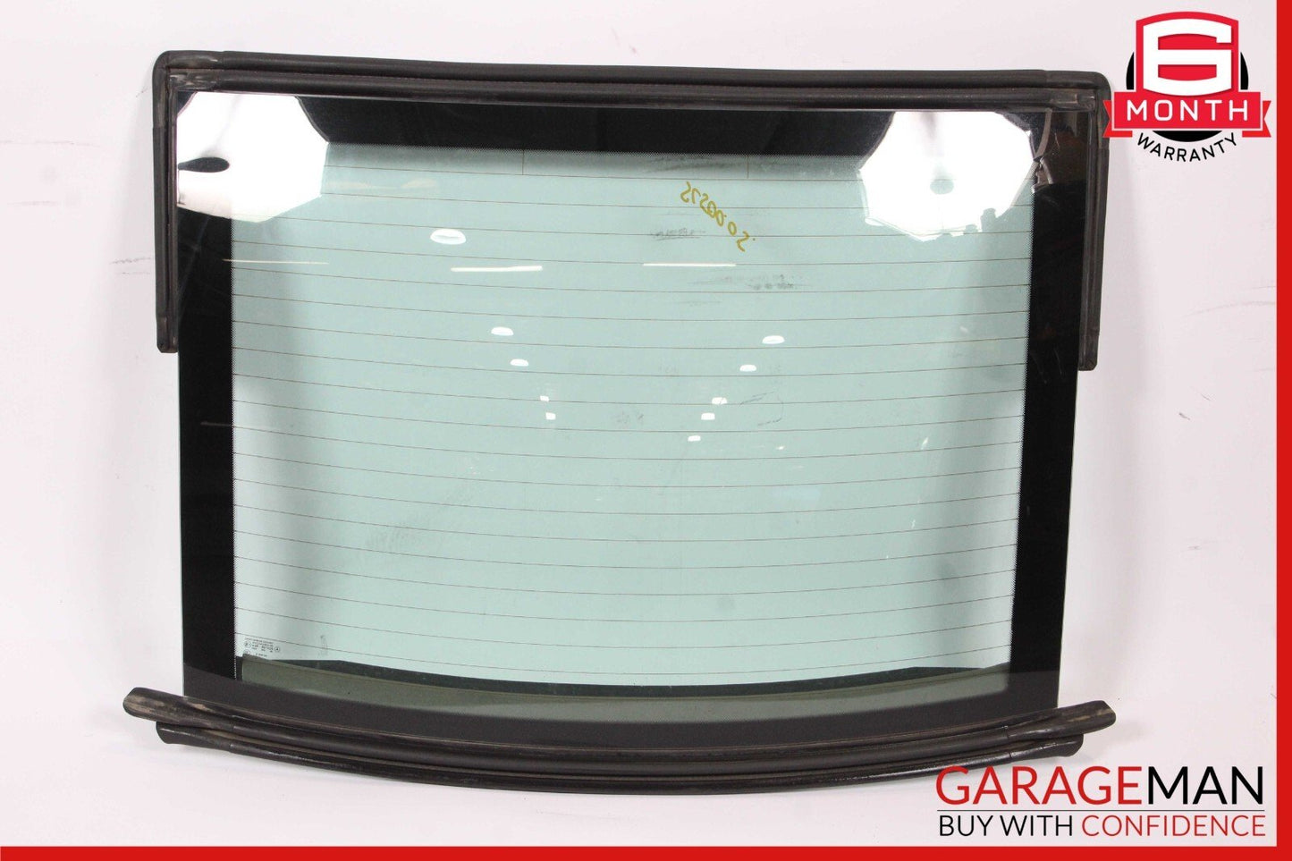03-12 Mercedes R230 SL500 SL550 Rear Back Windshield Glass Panel Assembly OEM