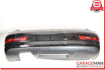 16-18 Audi Q3 Rear Bumper Cover w/ Parking PDC Sensors Black OEM