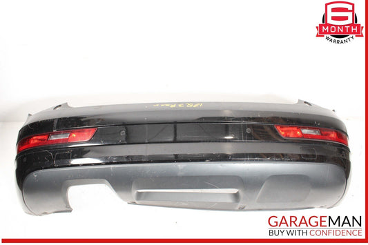 16-18 Audi Q3 Rear Bumper Cover w/ Parking PDC Sensors Black OEM
