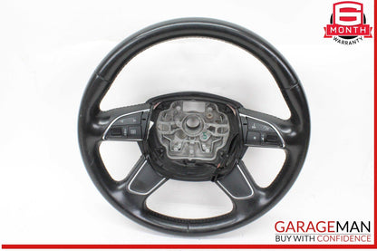 12-18 Audi A6 A7 Front Left Driver Side Steering Wheel Black 4G0419091M OEM