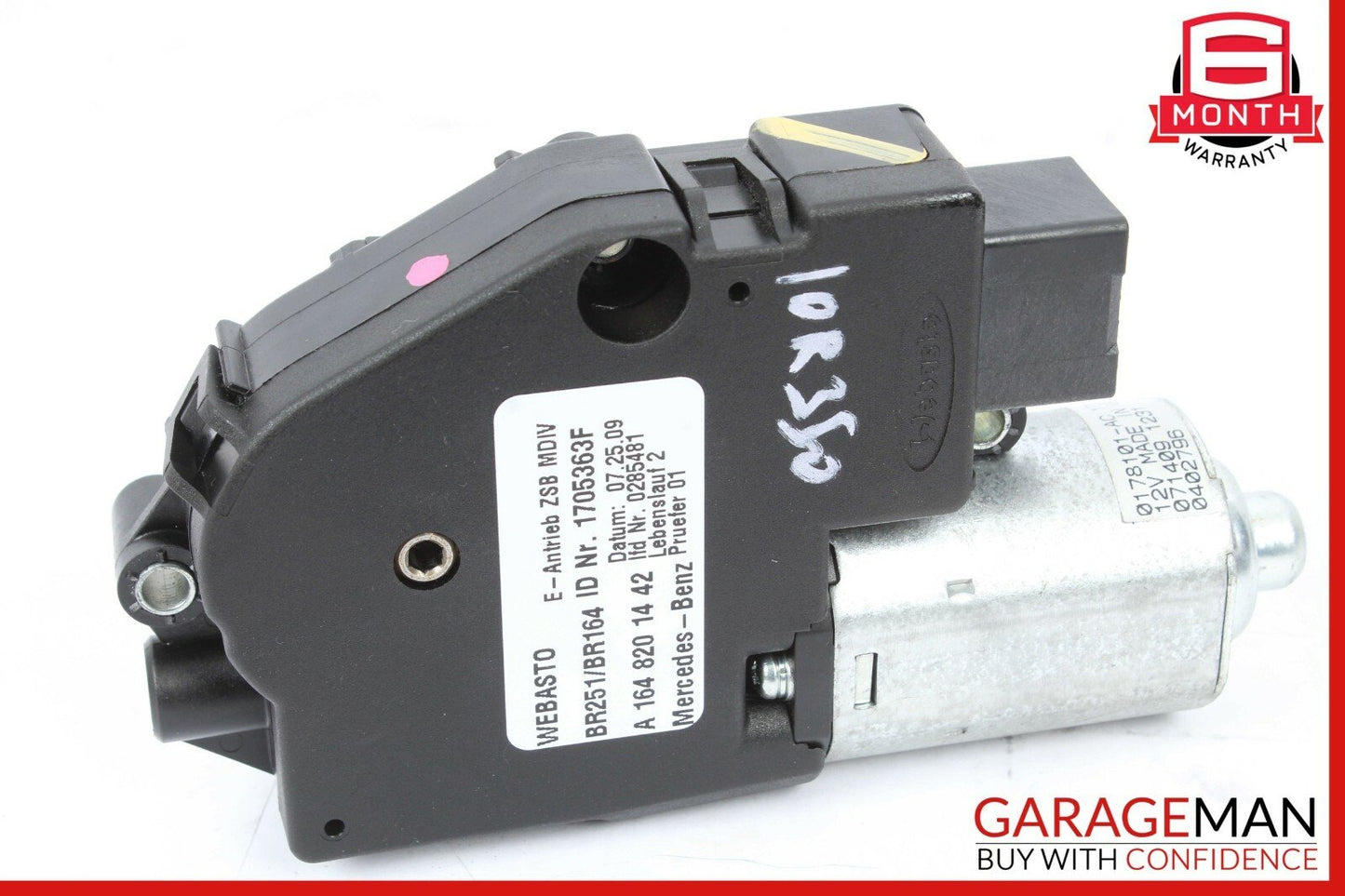 06-13 Mercedes W251 R350 ML350 GL450 Panoramic Sunroof Sun Roof Motor Unit