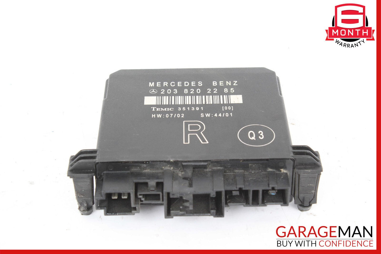 01-07 Mercedes W203 C230 C240 C320 Rear Right Door Control Module 2038202285 OEM