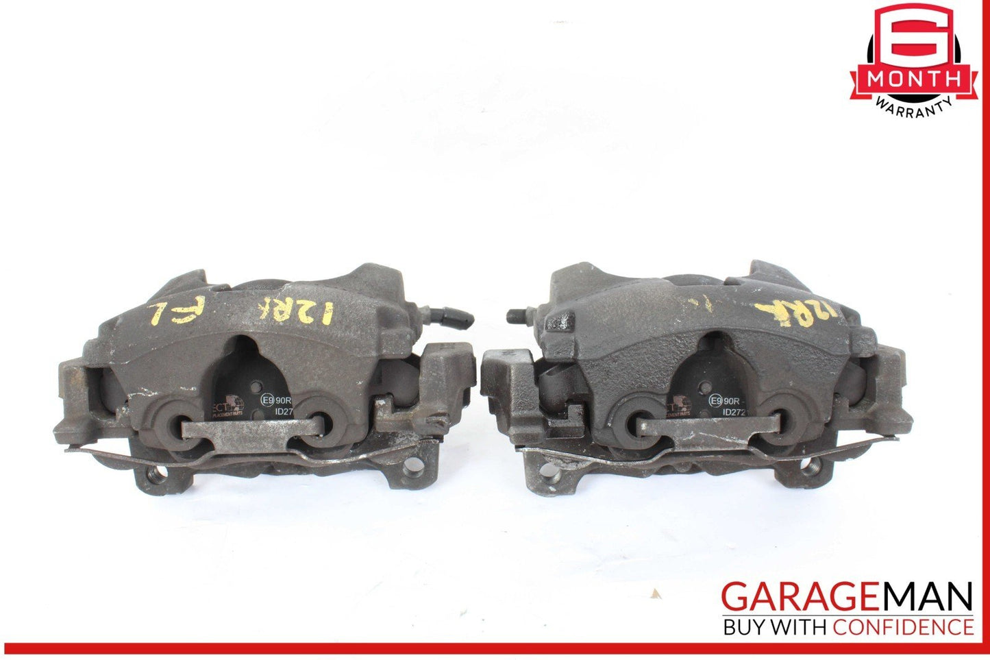 12-15 Range Rover Evoque L538 Front Left and Right Side Brake Caliper Set OEM