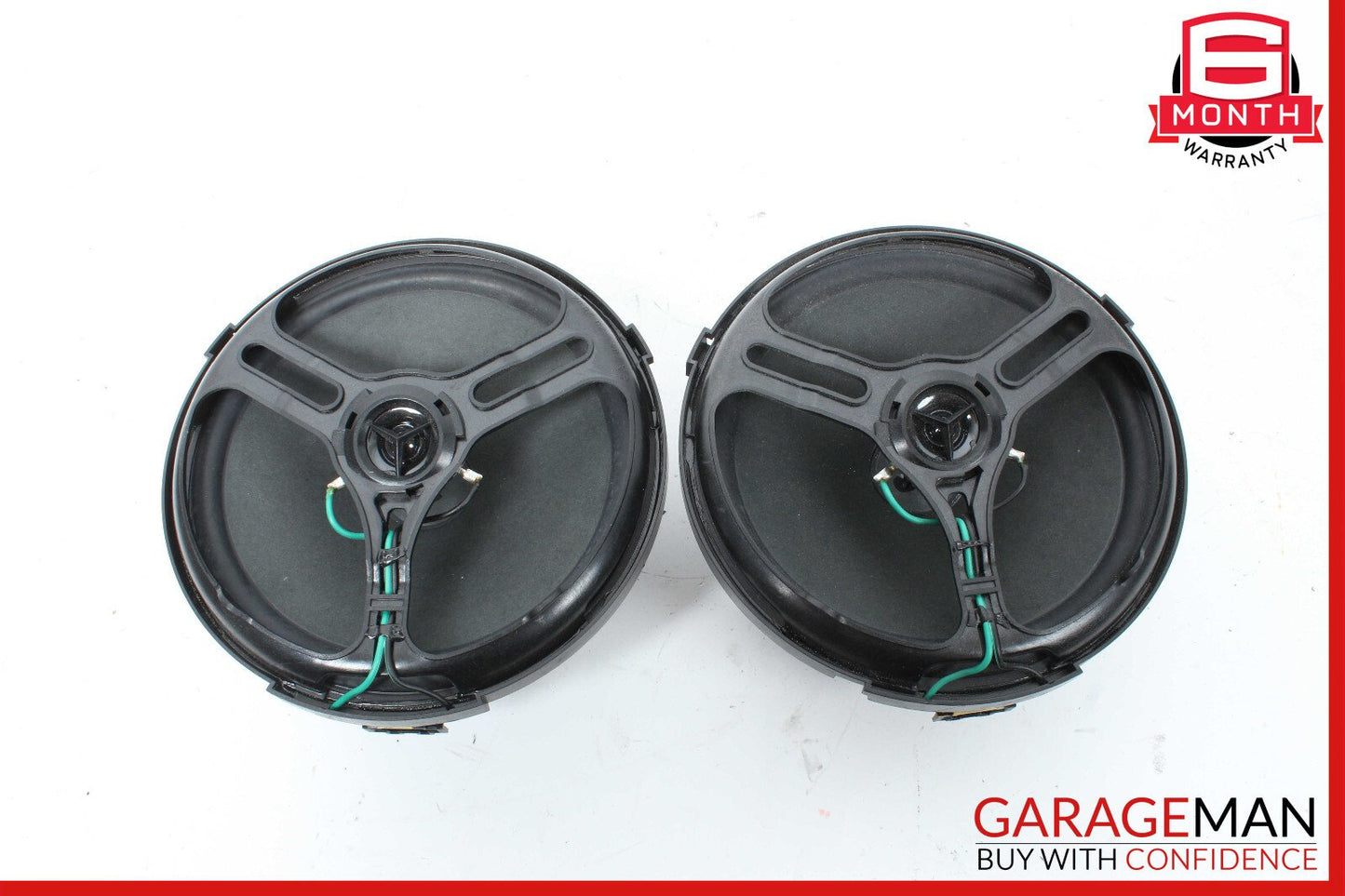 08-15 Mercedes W204 C300 Rear Right & Left Door Sound Speakers Set of 2 OEM