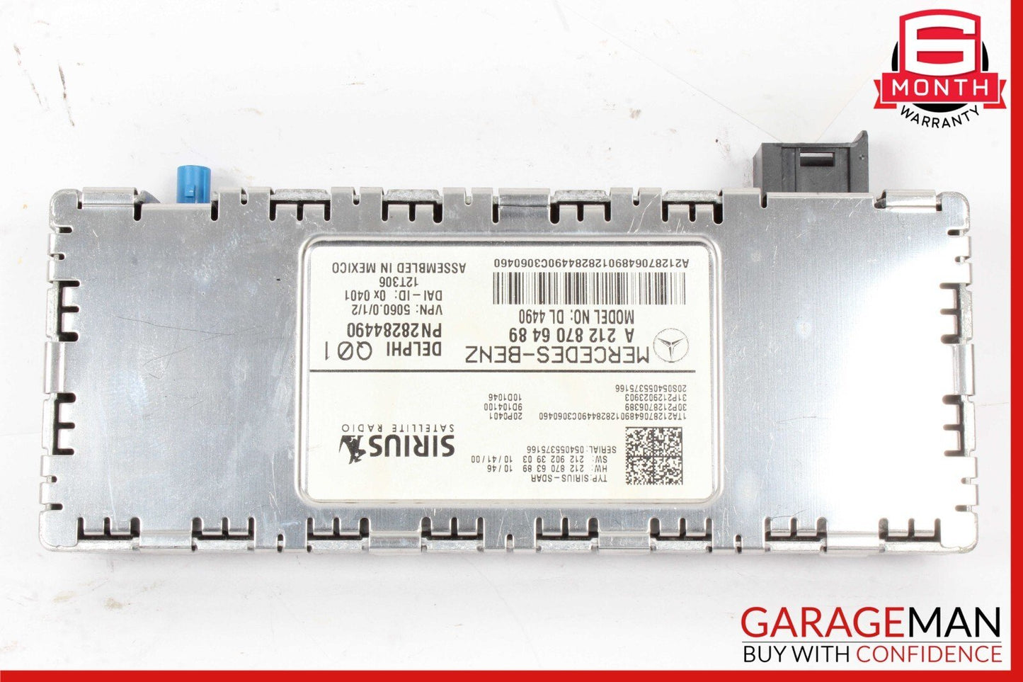 10-17 Mercedes W212 E350 C250 SLK250 Sirius Satellite Radio Receiver 2128706489