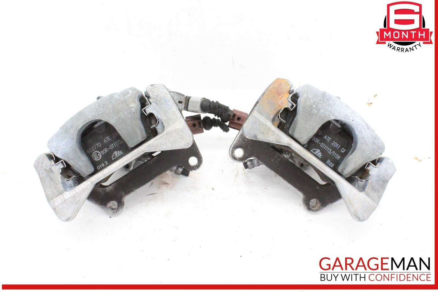 12-17 Audi A7 A6 Rear Left & Right Side Brake Calipers Set of 2 Pc OEM