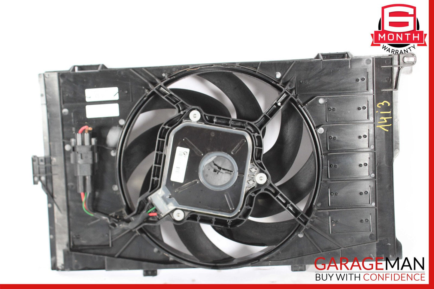 14-21 BMW i3 I01 Hybrid Radiator Cooling Fan Motor Shroud 8641948 OEM