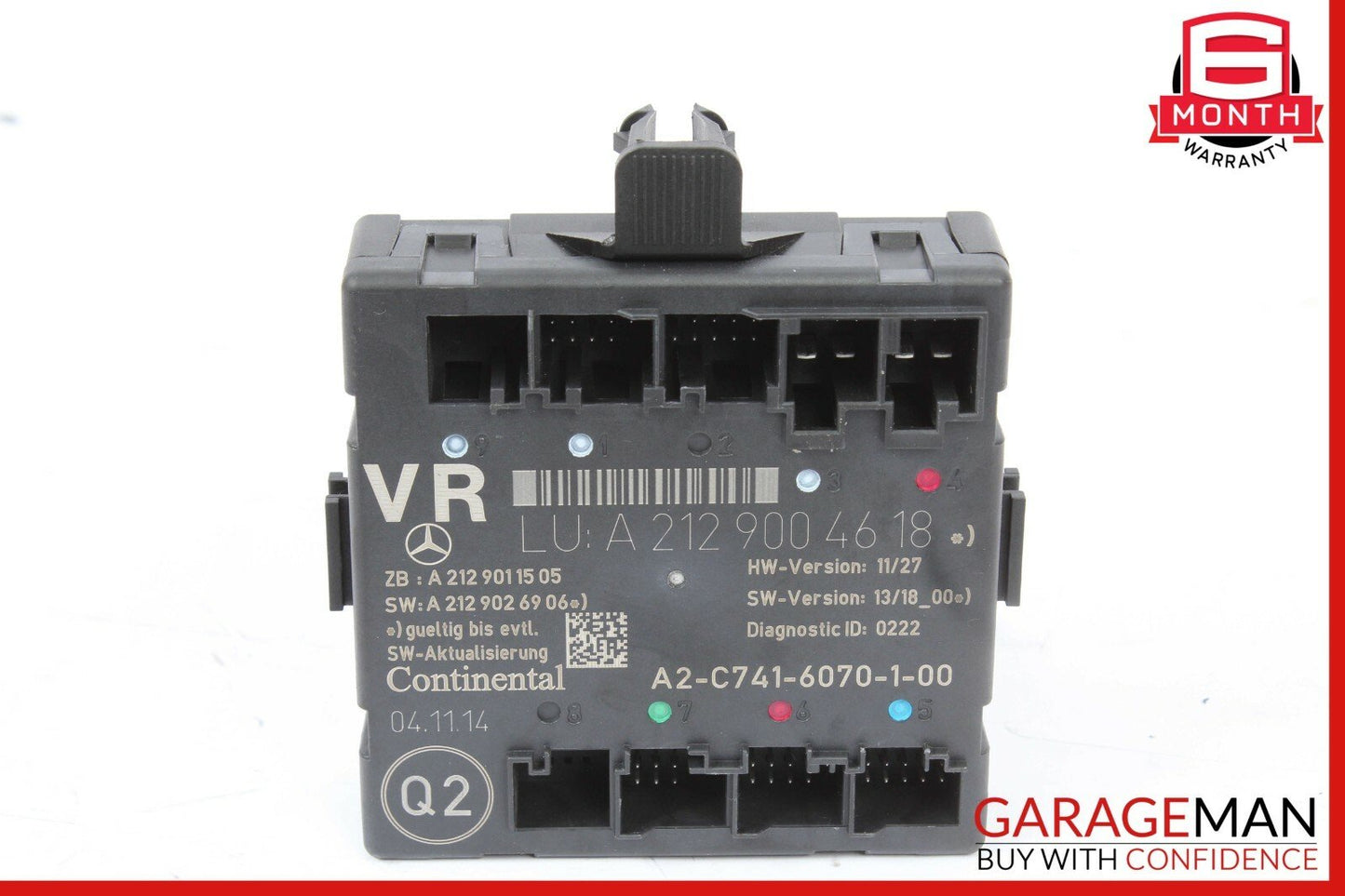 08-15 Mercedes W204 C250 Front Right Passenger Side Door Control Module OEM