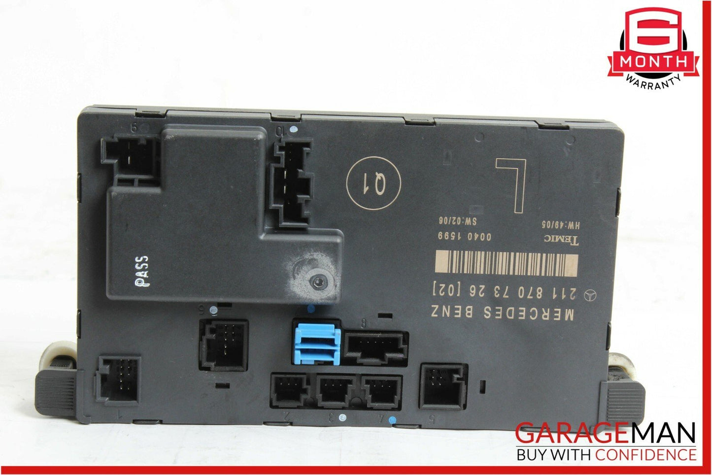 03-09 Mercedes W211 E550 E63 AMG Front Left Driver Side Door Controller Module