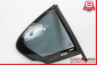 11-16 BMW 525i 535i 550i Rear Right Side Quarter Window Glass OEM
