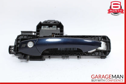10-13 Mercedes W212 E350 E550 Front Left Exterior Door Handle Cavansite Blue