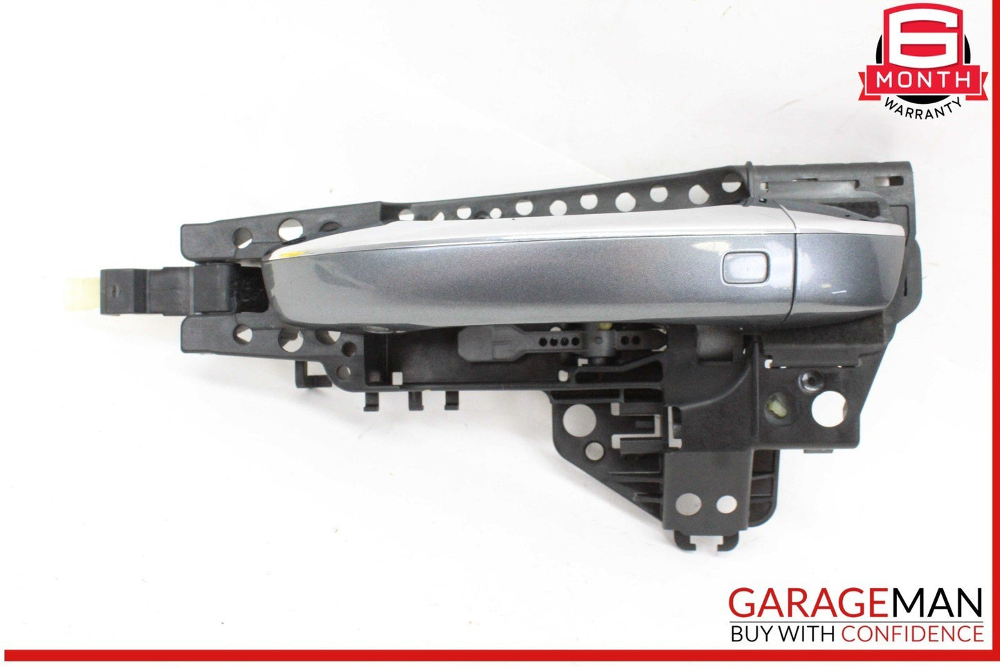 11-18 Audi A8 S8 Rear Left Driver Side Exterior Door Handle Gray 4H0839885 OEM