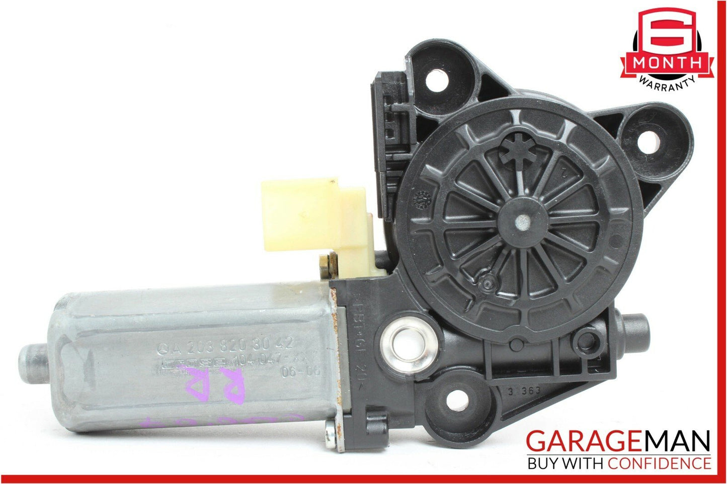 01-07 Mercedes W203 C230 C240 Rear Right Side Door Window Regulator Motor Unit