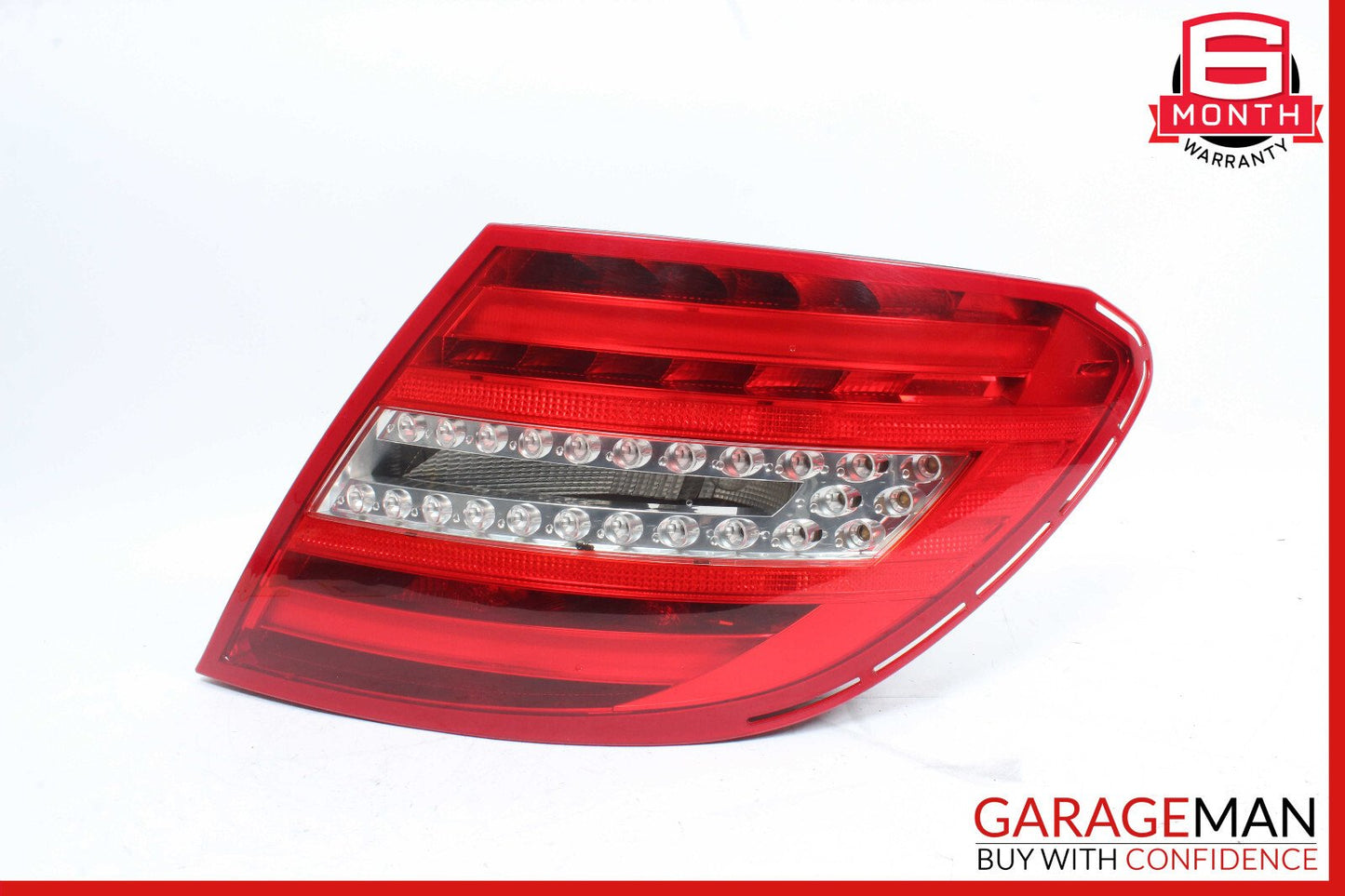 12-14 Mercedes W204 C250 Rear Right Passenger Side Taillight Tail Light Lamp OEM