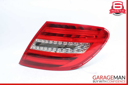 12-14 Mercedes W204 C250 Rear Right Passenger Side Taillight Tail Light Lamp OEM