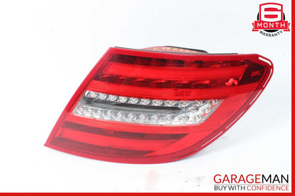 12-14 Mercedes W204 C250 C350 Tail Light Lamp LED Right Passenger Side OEM