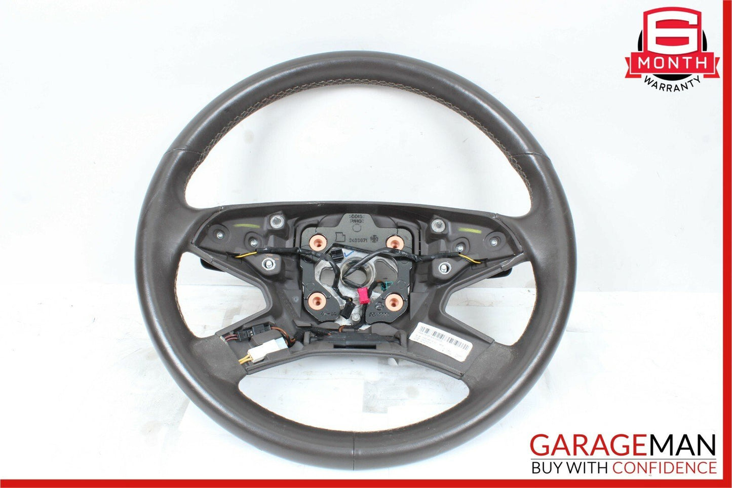09-13 Mercedes X164 GL450 R350 Driver Steering Wheel w/ Paddle Shifters Beige