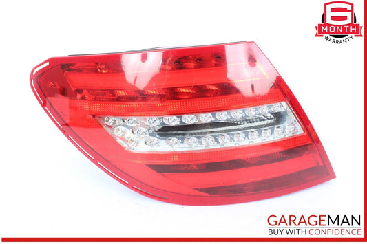 12-14 Mercedes W204 C250 C300 Rear Left Driver Side Tail Light Lamp LED OEM