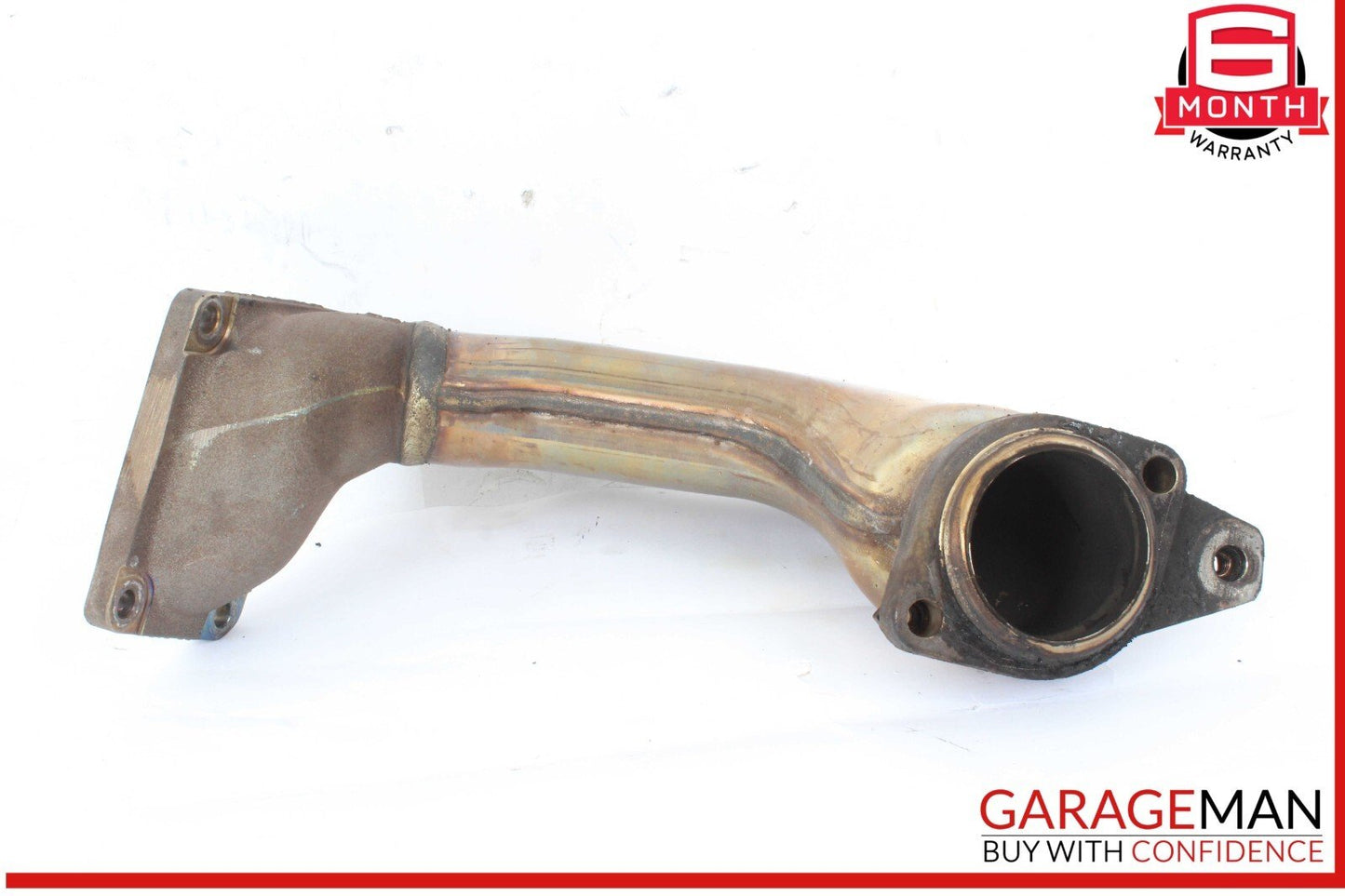12-18 Mercedes W218 CLS550 4.6L Left Exhaust Pipe Adapter 2781400908 OEM