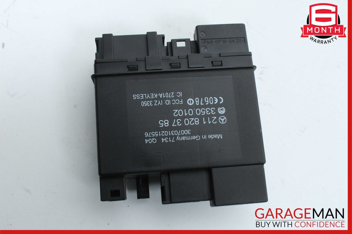03-11 Mercedes W211 E350 E63 AMG CLS500 Rear Door Keyless Go Control Module Unit