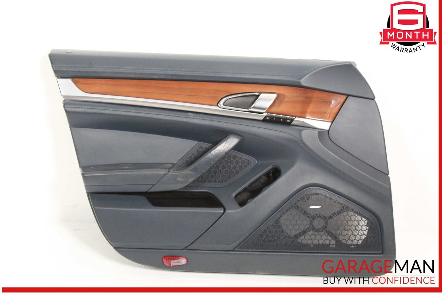 10-16 Porsche Panamera 970 Front Left Side Interior Door Panel Black OEM