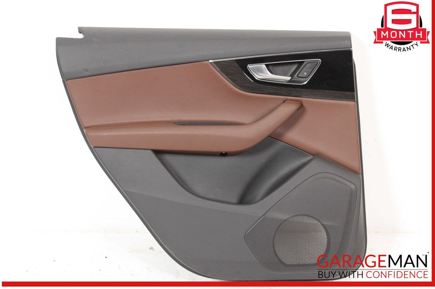 17-19 Audi Q7 Rear Left Driver Side Interior Door Panel Trim OEM