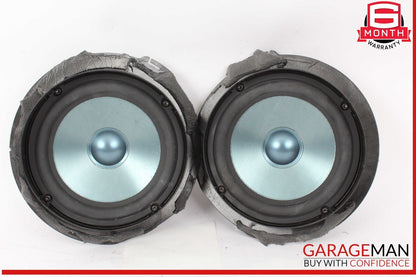 07-09 Mercedes W211 E350 Rear Right & Left Side Door Audio Speakers Set of 2 OEM