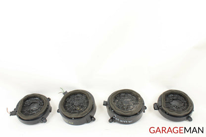 03-09 Mercedes W209 CLK320 CLK55 AMG Front & Rear Complete Door Speaker Set OEM