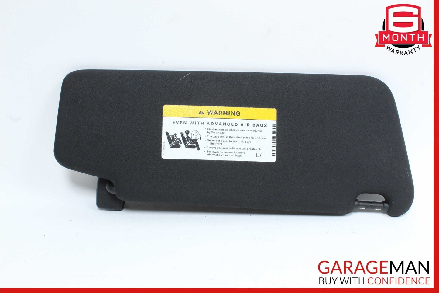 08-14 Mercedes W204 C250 Front Left Side Sun Visor Sunvisor Shade Black OEM