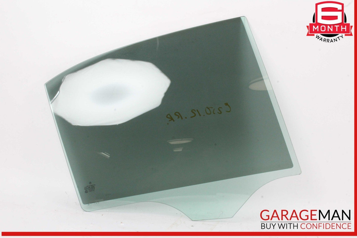 08-14 Mercedes W204 C250 C300 C350 Rear Right Side Door Window Auto Glass OEM