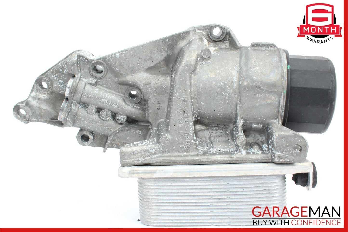 05-11 Mercedes C230 SLK350 C350 Engine Motor Oil Filter Cooler Housing Assembly
