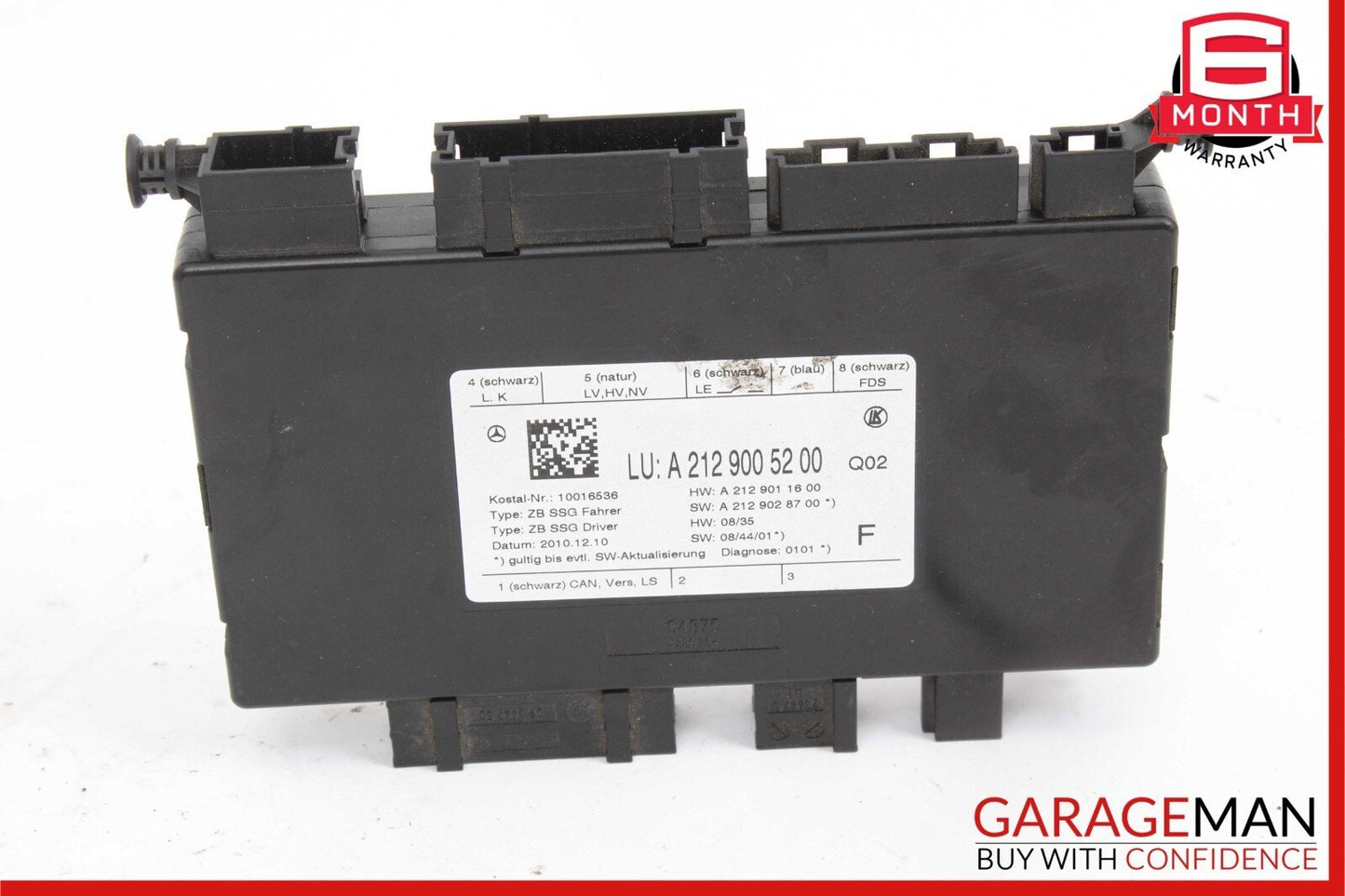 08-18 Mercedes C250 CLS400 E550 GLK350 Front Left Side Seat Control Module Unit