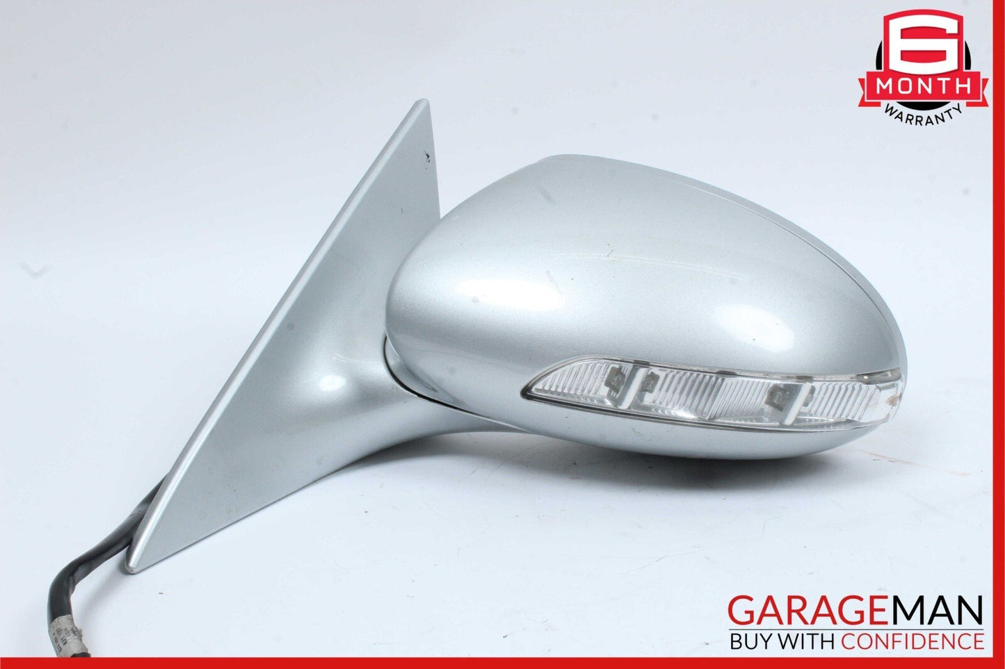 07-09 Mercedes W216 CL550 Front Left Side Mirror Rear View Door Iridium Silver