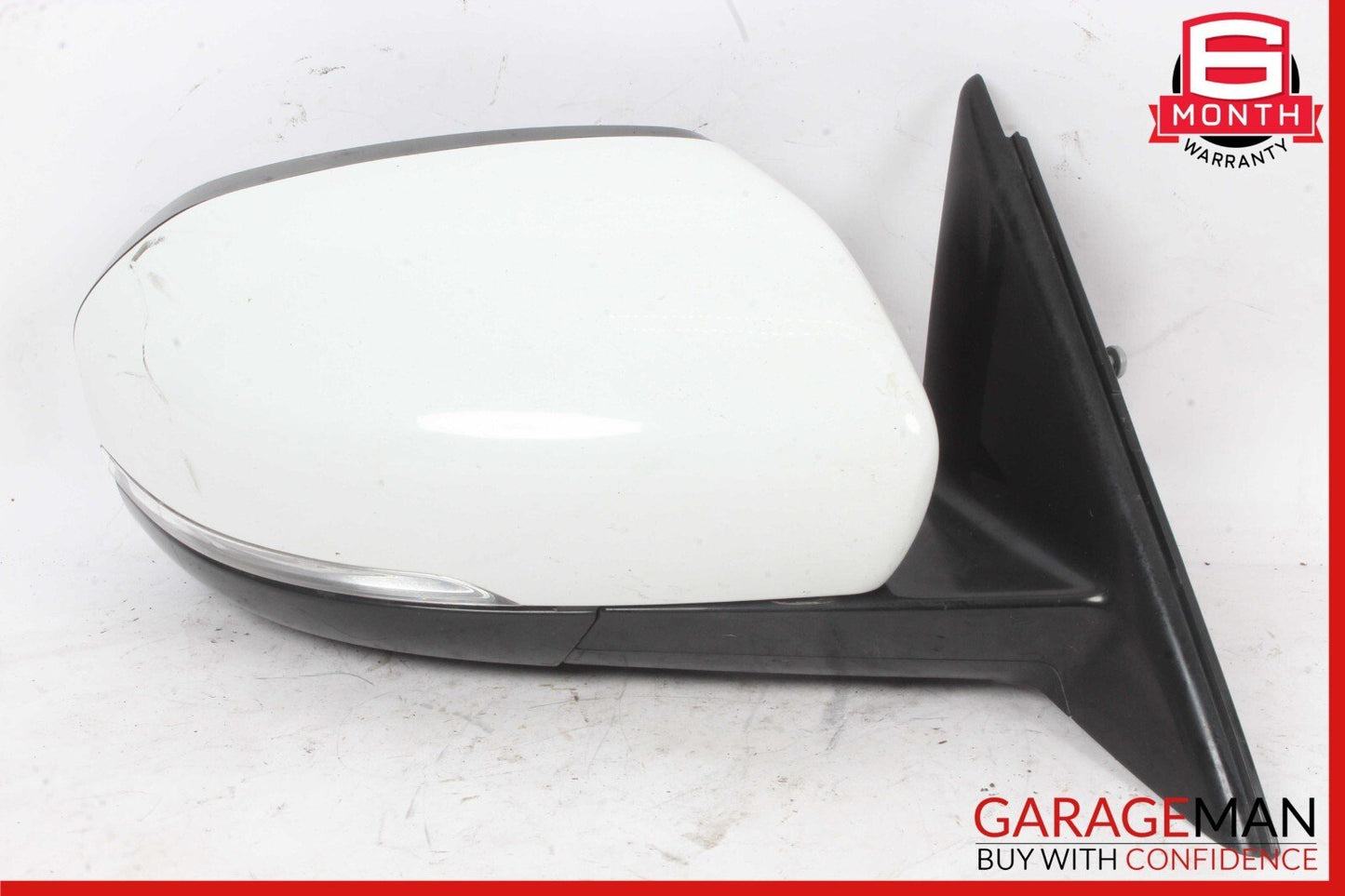 12-13 LR Range Rover Evoque L538 Right Side Rear View Mirror w/o Glass White OEM