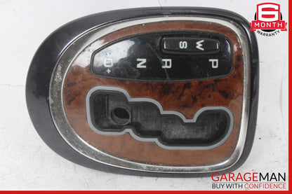 00-06 Mercedes W220 S430 S55 AMG Gear Shift Shifter Selector Box Trim Cover Wood