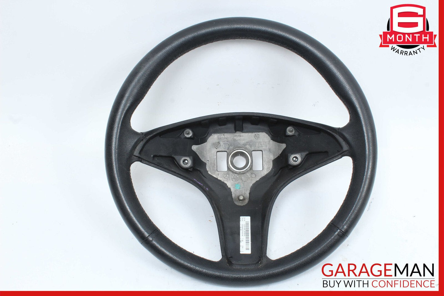 08-12 Mercedes X204 GLK350 C280 C300 3 Spoke Steering Wheel 2044601203 Black OEM