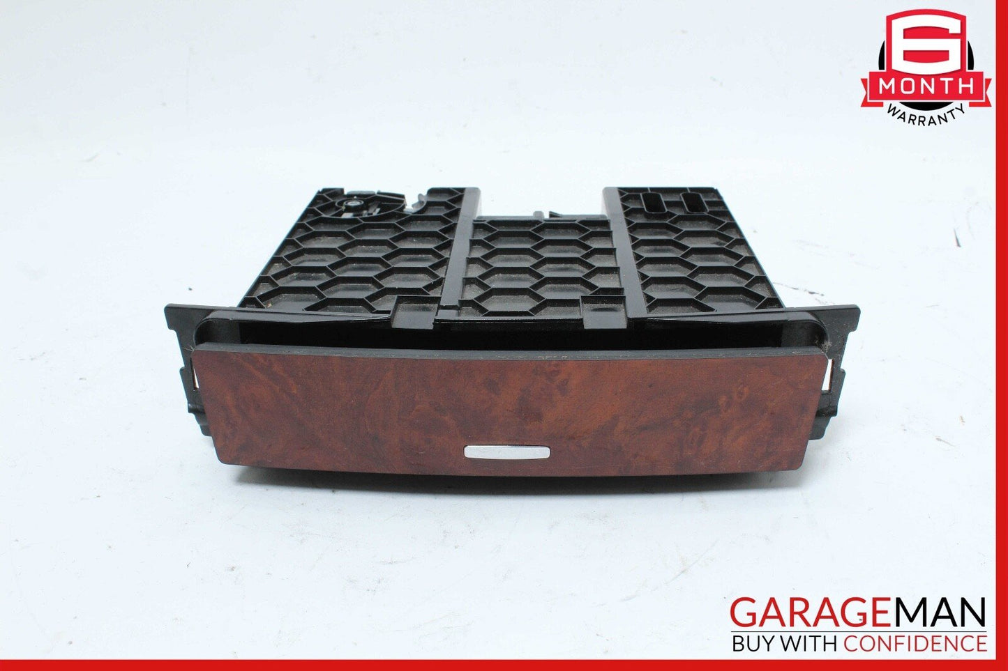 06-12 Mercedes X164 GL450 4MATIC Center Console Tray Storage Compartment Wood