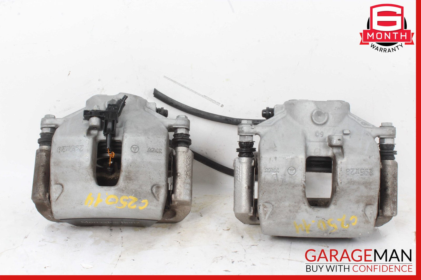 08-15 Mercedes W204 C250 Front Left & Right Side Brake Calipers Caliper Set of 2