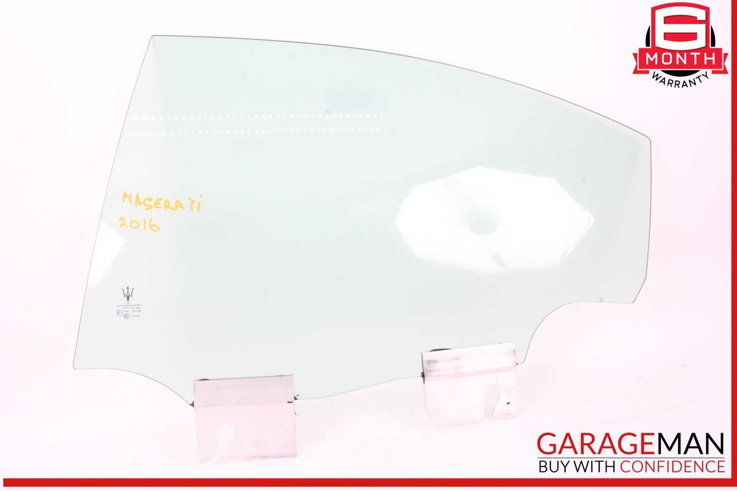 14-22 Maserati Ghibli M157 Rear Left Driver Side Door Window Glass OEM