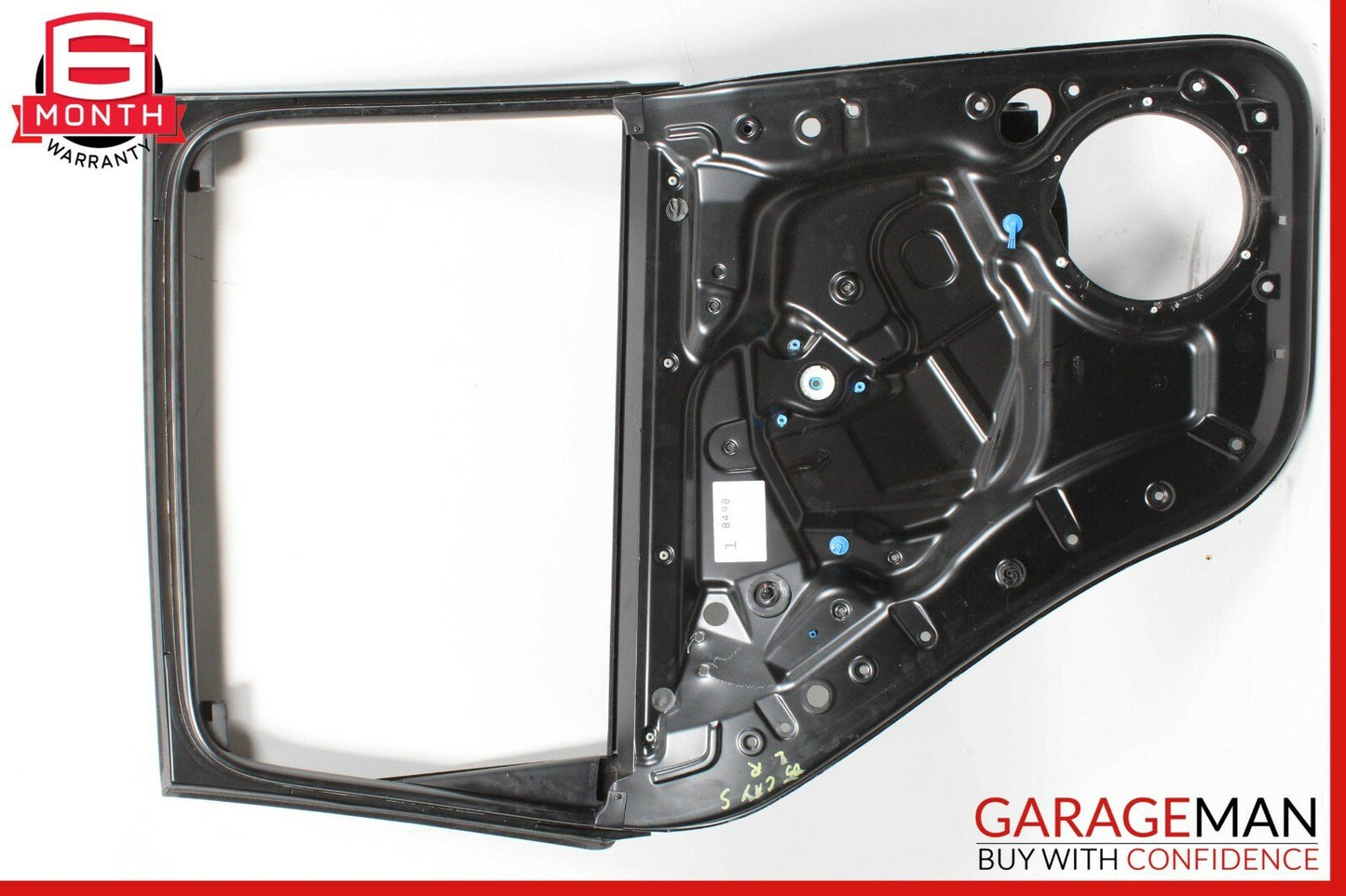 03-06 Porsche Cayenne 955 Rear Left Side Door Plate Window Frame Panel Assembly