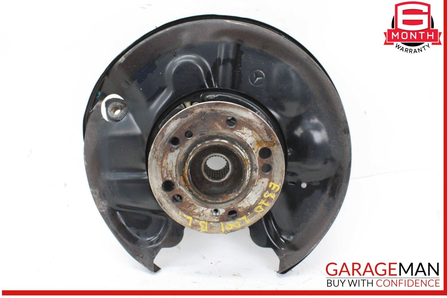 96-02 Mercedes W210 E320 Rear Left Driver Side Spindle Knuckle Wheel Hub