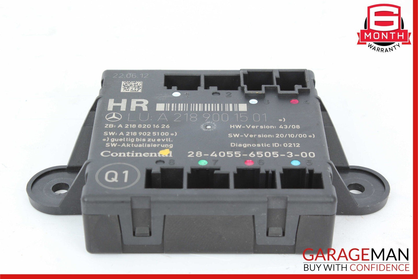 08-18 Mercedes W204 C250 C300 Rear Right Side Door Control Module 2189001501 OEM