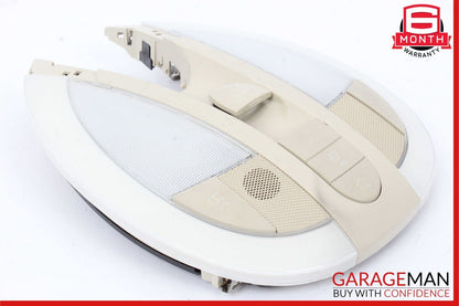 06-11 Mercedes W219 CLS500 Front Overhead Dome Light Sunroof Switch Beige OEM