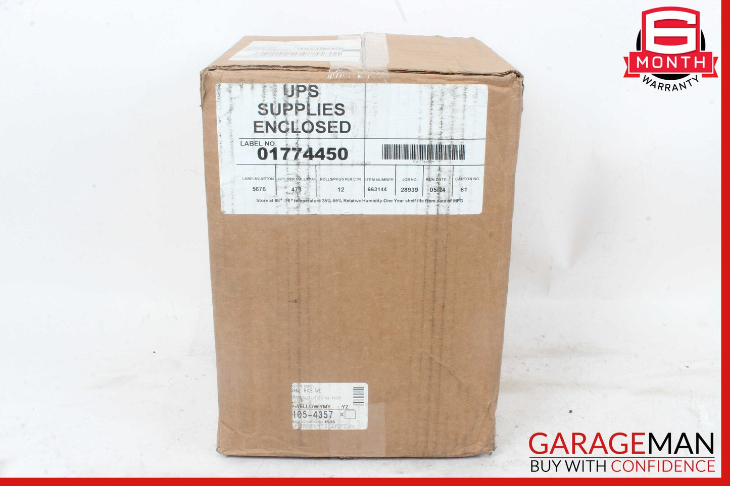 Thermal Label Roll / 12 Rolls