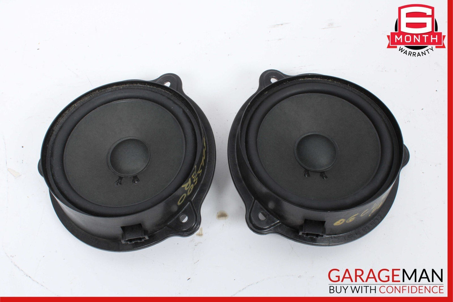 06-11 Mercedes W219 CLS500 Right & Left Side Door Sound Audio Speakers Set of 2