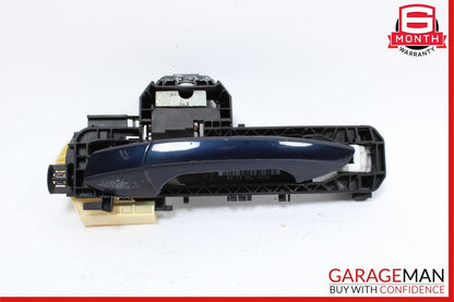 10-13 Mercedes W212 E350 E550 Rear Left Side Exterior Door Handle Assembly Blue
