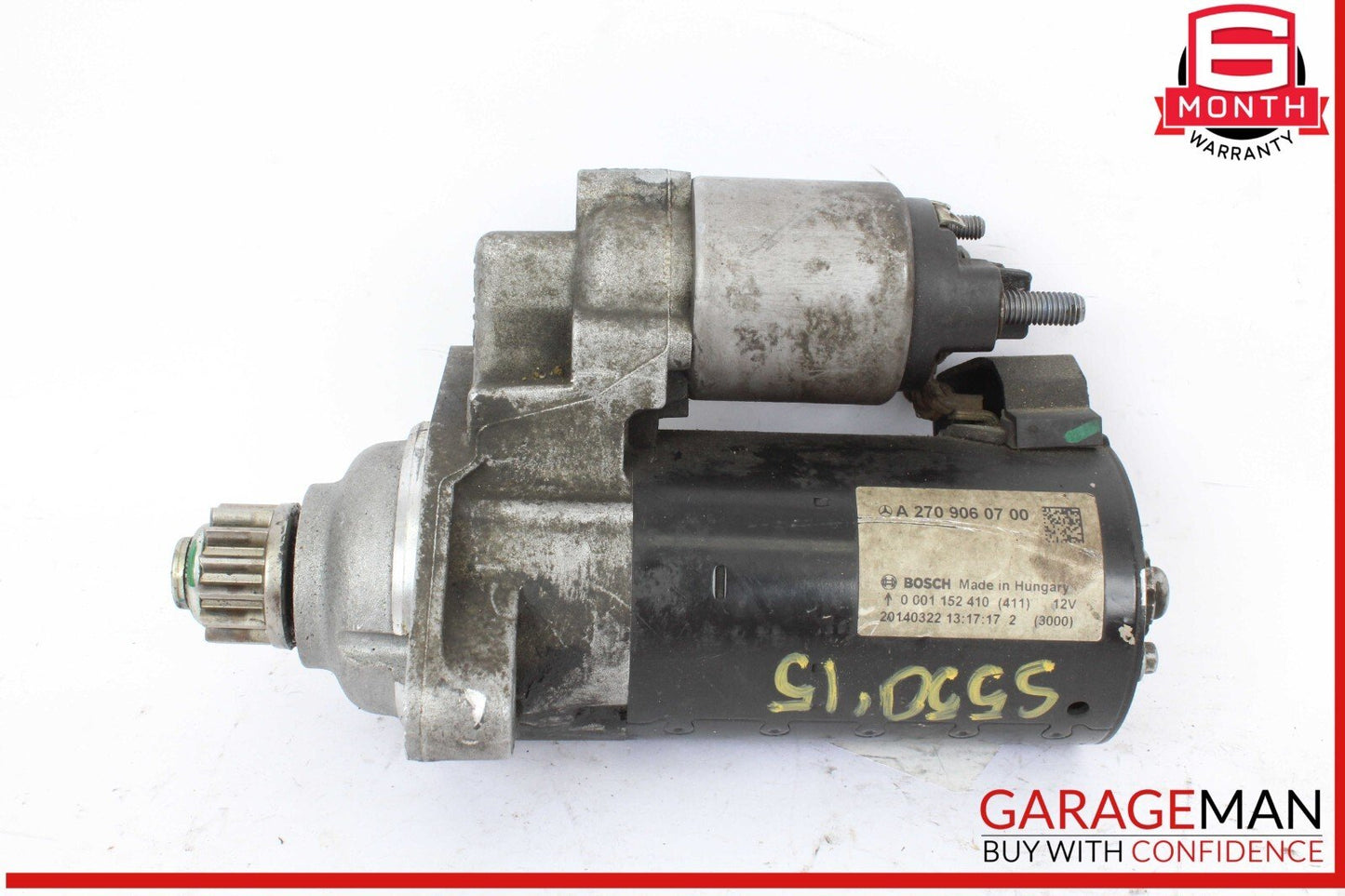 14-19 Mercedes W117 CLA250 GLA250 Engine Starter Motor 2709060700 OEM
