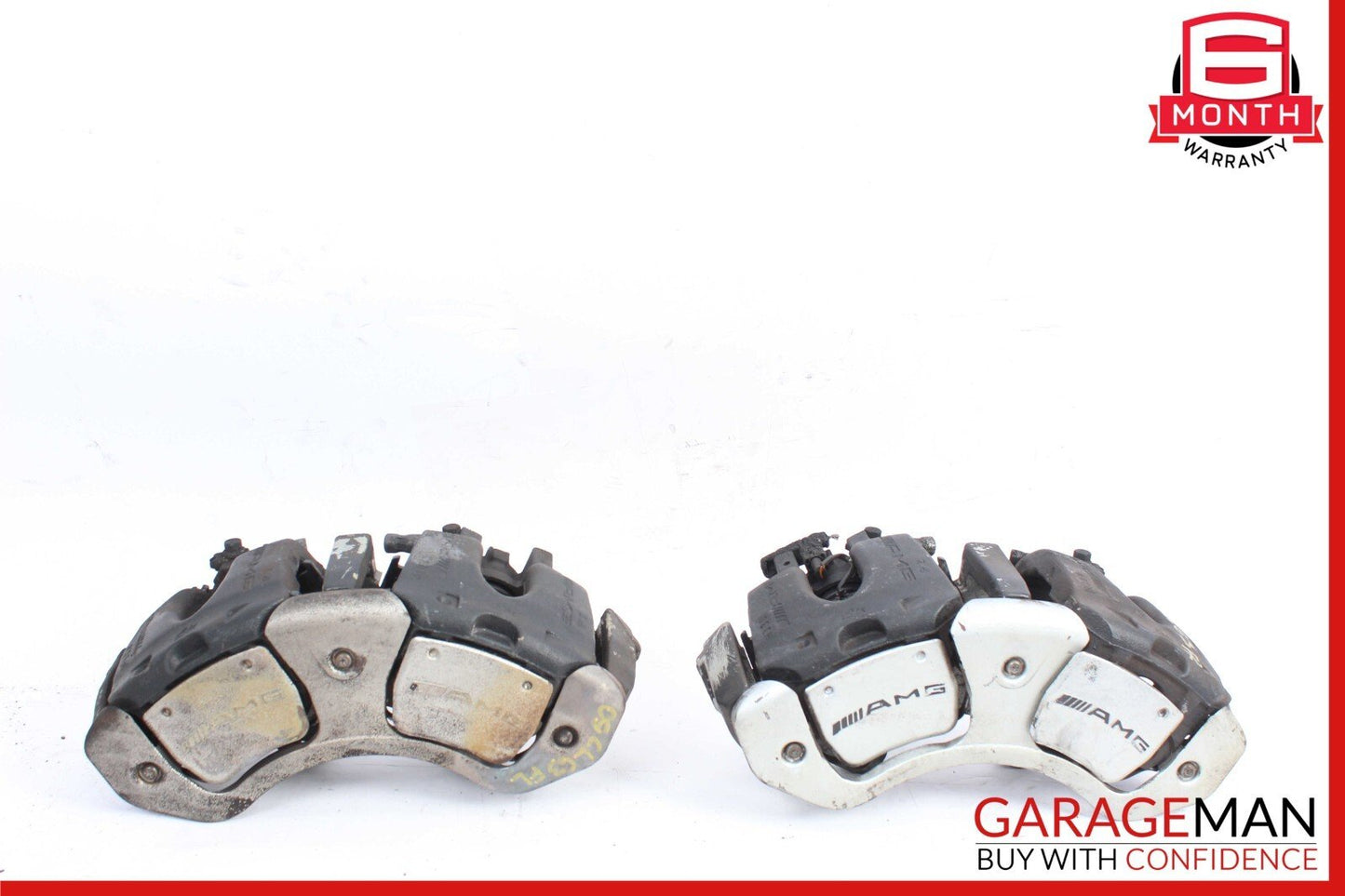 08-14 Mercedes W221 S63 CL65 CL63 AMG Front Left & Right Brake Caliper Set of 2