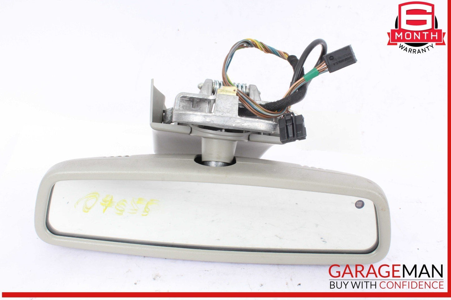07-09 Mercedes W221 S550 S63 AMG Interior Top Upper Rear View Mirror Gray OEM
