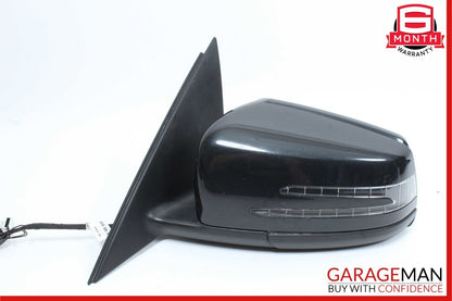 12-14 Mercedes W204 C250 Front Left Side Mirror Rear View Door Magnetite Black